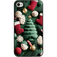 iPhone 4/4s Case Hülle - Christmas 25 Christmas textiles