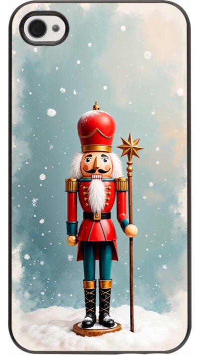 iPhone 4/4s Case Hülle - Christmas 25 Nutcracker Snow