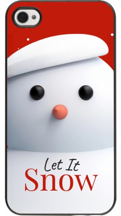 iPhone 4/4s Case Hülle - Christmas 25 Xmas Snowman