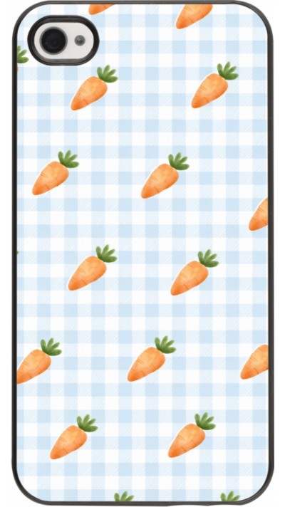 iPhone 4/4s Case Hülle - Easter 2026 Pattern carrots