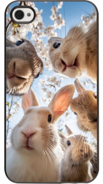 iPhone 4/4s Case Hülle - Easter 2026 Rabbits