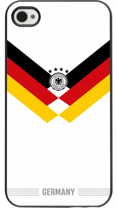iPhone 4/4s Case Hülle - Deutschland 2026 personalisierbares Fussballtrikot