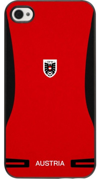 iPhone 4/4s Case Hülle - O?sterreich 2026 personalisierbares Fussballtrikot