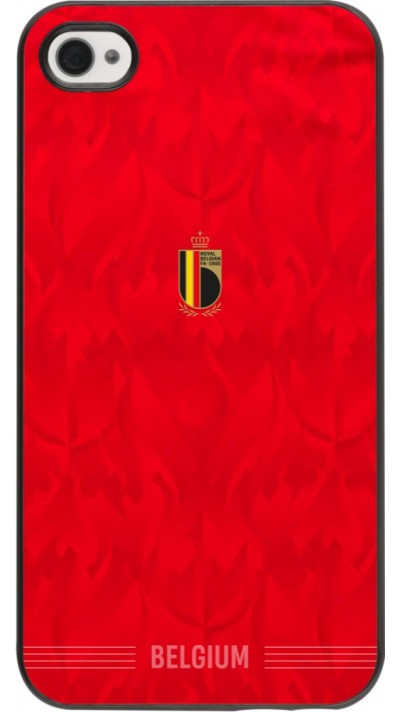 iPhone 4/4s Case Hülle - Belgien 2026 personalisierbares Fussballtrikot