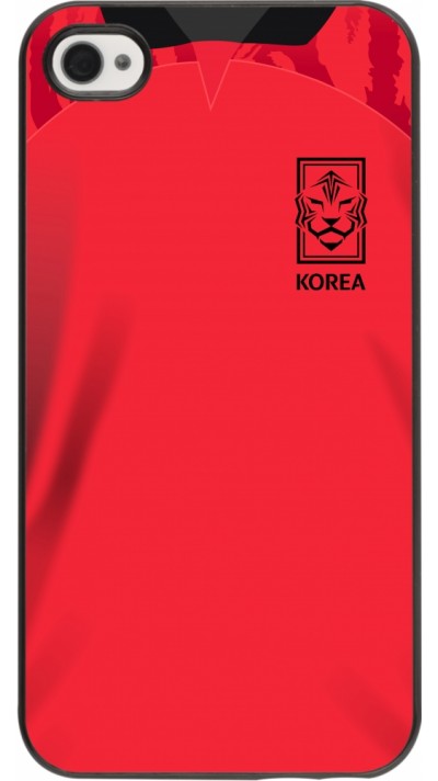 iPhone 4/4s Case Hülle - Südkorea 2022 personalisierbares Fussballtrikot