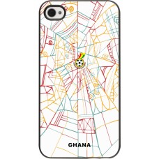 iPhone 4/4s Case Hülle - Ghana 2026 personalisierbares Fussballtrikot