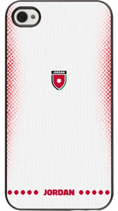 iPhone 4/4s Case Hülle - Jordanien 2026 personalisierbares Fussballtrikot