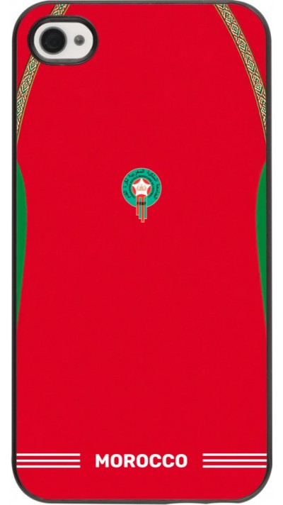 iPhone 4/4s Case Hülle - Marokko 2026 personalisierbares Fussballtrikot