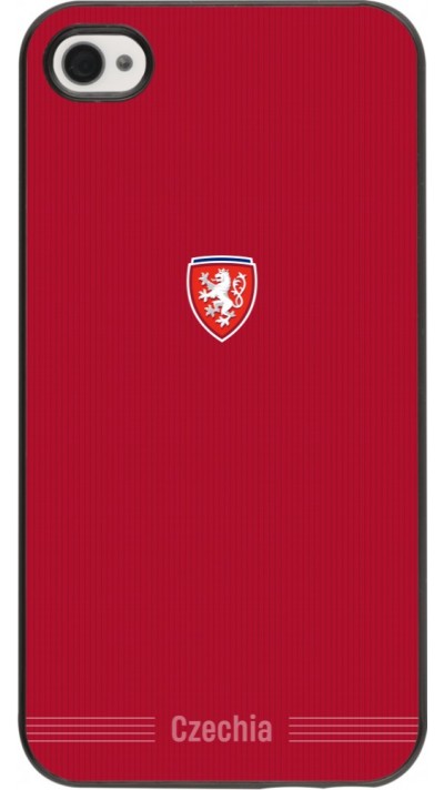 iPhone 4/4s Case Hülle - Tschechische Republik 2026 personalisierbares Fussballtrikot