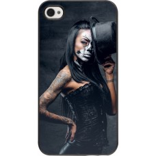 iPhone 4/4s Case Hülle - Halloween 22 Tattooed Girl