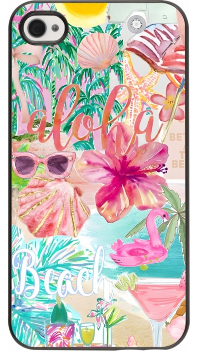 iPhone 4/4s Case Hülle - Preppy Collage Aloha iPhone 4/4s Case Hülle - Preppy Collage Aloha