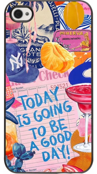 iPhone 4/4s Case Hülle - Preppy Today is Going to be a good day