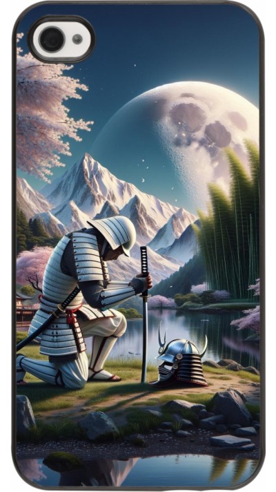 iPhone 4/4s Case Hülle - Samurai Katana Mond iPhone 4/4s Case Hülle - Samurai Katana Mond