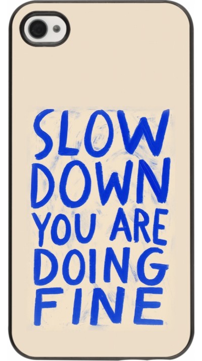 iPhone 4/4s Case Hülle - Slow down 2026