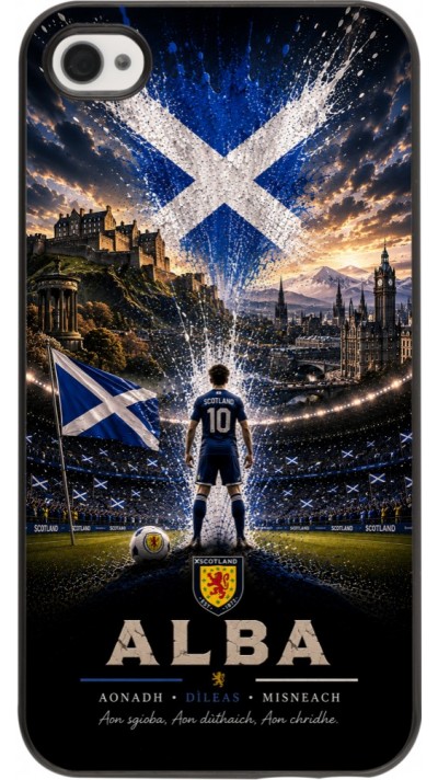 iPhone 4/4s Case Hülle - Fussball Schottland splash 2026