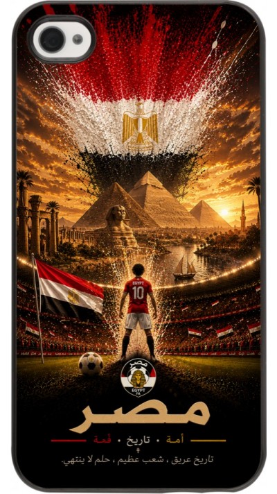 iPhone 4/4s Case Hülle - Fussball Ägypten splash 2026
