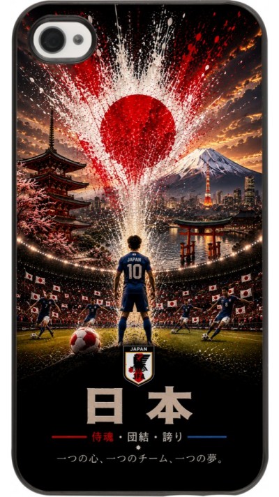 iPhone 4/4s Case Hülle - Fussball Japan splash 2026