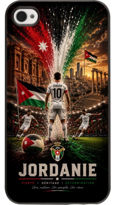 iPhone 4/4s Case Hülle - Fussball Jordanien splash 2026