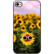 iPhone 4/4s Case Hülle - Sunflower with glasses 2026