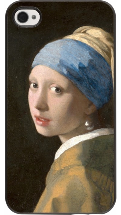 iPhone 4/4s Case Hülle - Kunstbild - Das Mädchen mit dem Perlenohrring - Jan Vermeer
