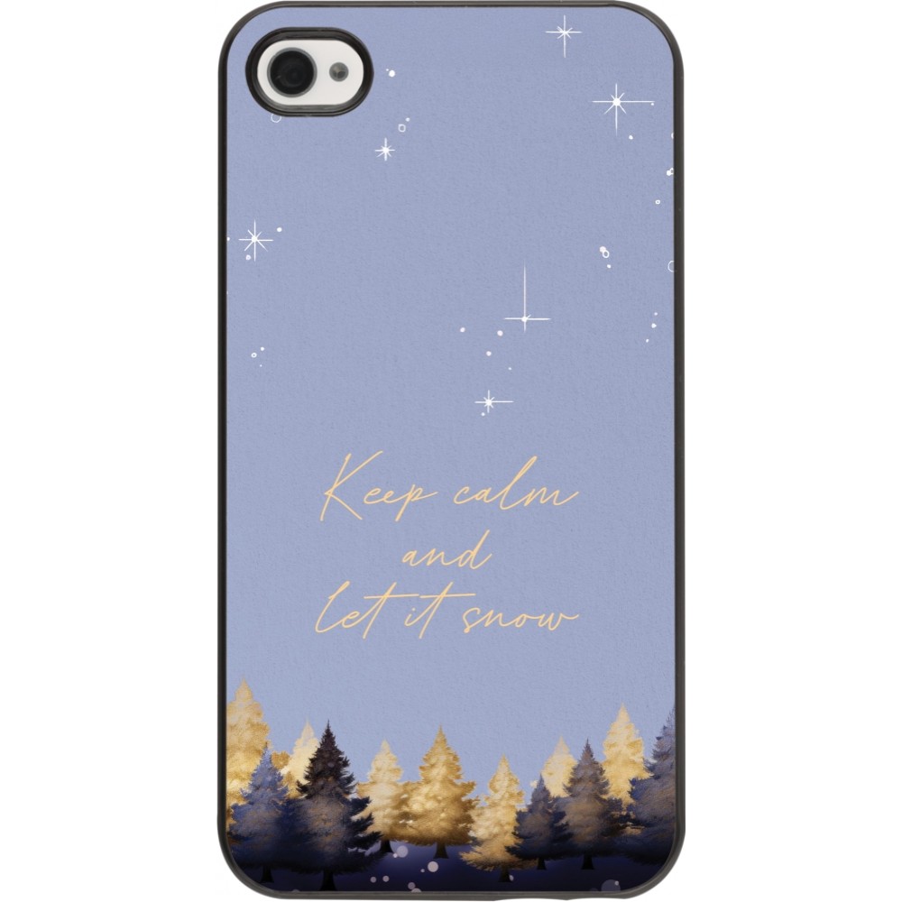 iPhone 4/4s Case Hülle - Winter 25 Winter illustration of trees
