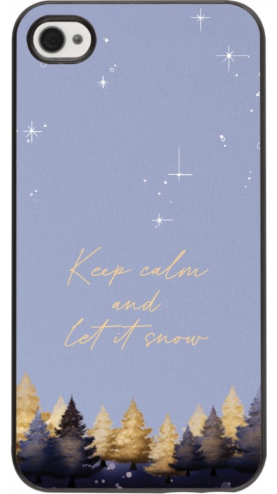 iPhone 4/4s Case Hülle - Winter 25 Winter illustration of trees