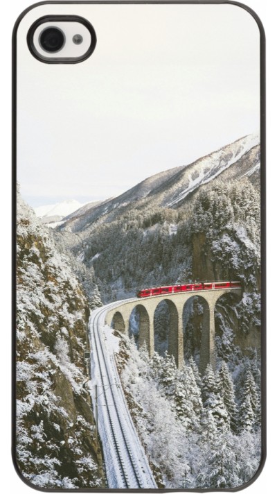 iPhone 4/4s Case Hülle - Winter 25 Winter polar express