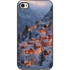 iPhone 4/4s Case Hülle - Winter 25 Winter snowy village