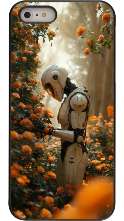 iPhone 5/5s / SE (2016) Case Hülle - Astronaut flowers 2025