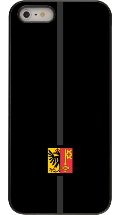 iPhone 5/5s / SE (2016) Case Hülle - Kanton GE schwarz