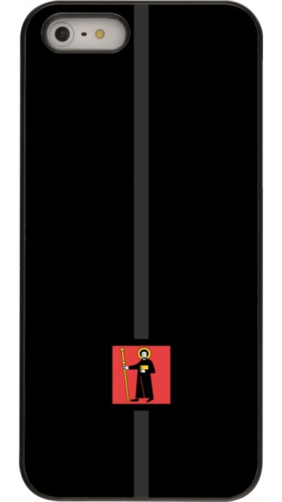 iPhone 5/5s / SE (2016) Case Hülle - Kanton GL schwarz