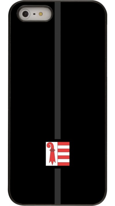 iPhone 5/5s / SE (2016) Case Hülle - Kanton JU schwarz