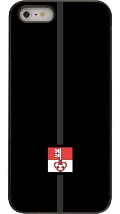 iPhone 5/5s / SE (2016) Case Hülle - Kanton OW schwarz