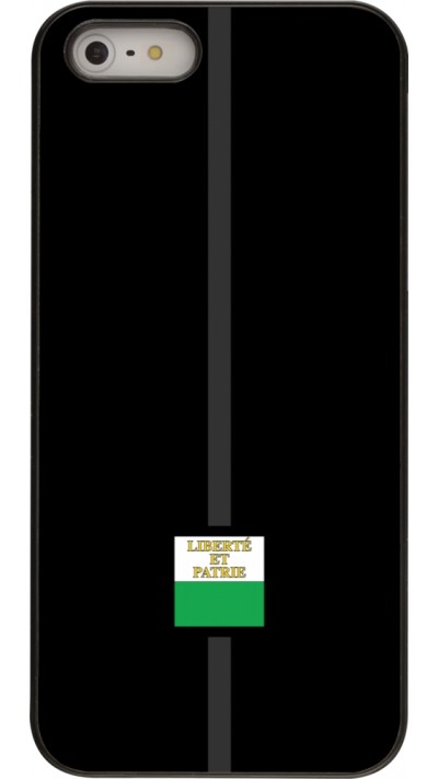 iPhone 5/5s / SE (2016) Case Hülle - Kanton VD schwarz