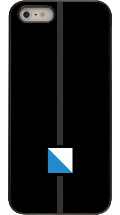 iPhone 5/5s / SE (2016) Case Hülle - Kanton ZH schwarz