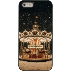 iPhone 5/5s / SE (2016) Case Hülle - Christmas 25 Carousel