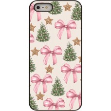 iPhone 5/5s / SE (2016) Case Hülle - Christmas 25 Vintage Ribbons