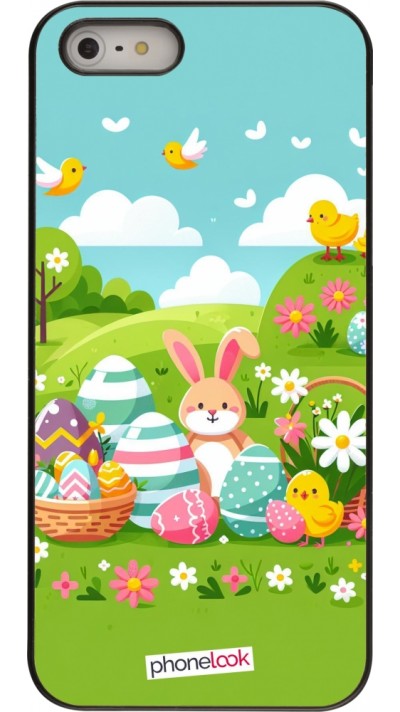 iPhone 5/5s / SE (2016) Case Hülle - Ostern 2025 Gruen