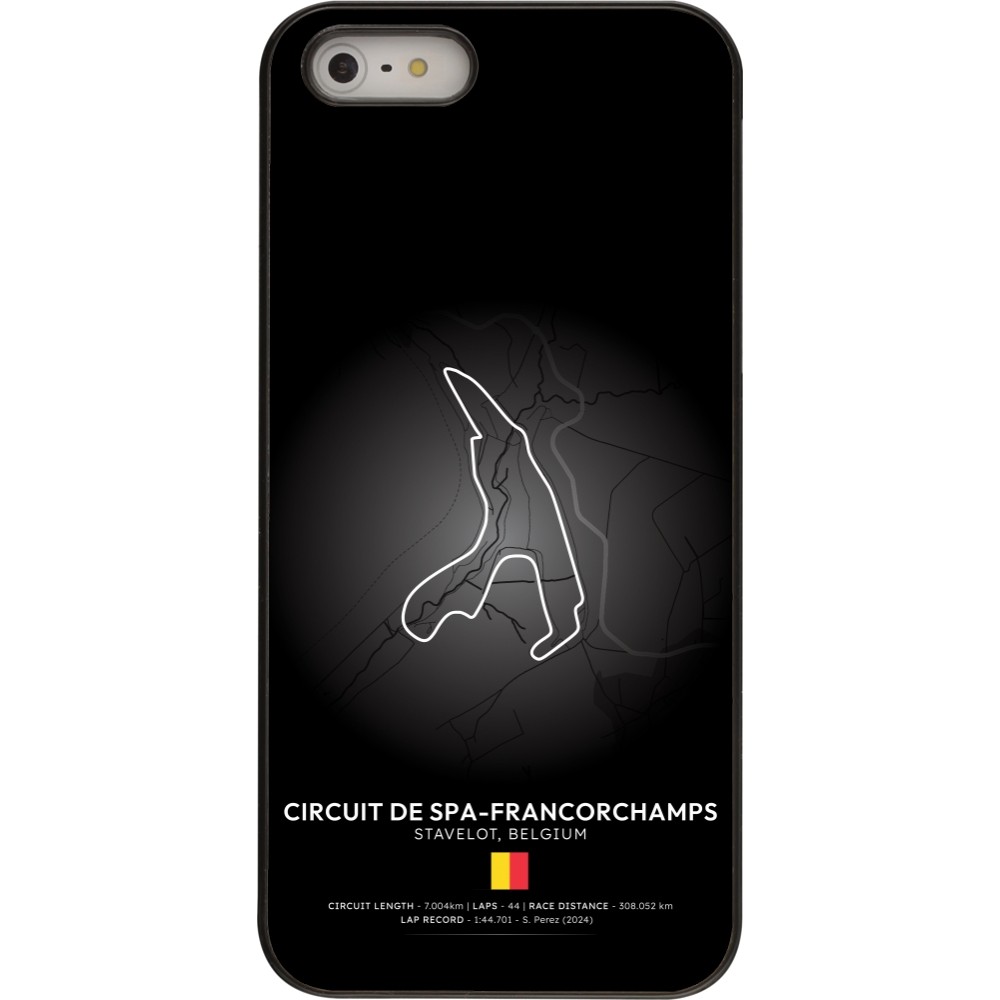 Coque iPhone 5/5s / SE (2016) - F1 Track 2025 Belgium
