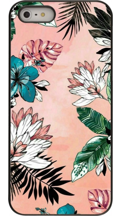iPhone 5/5s / SE (2016) Case Hülle - Flowers Artprint