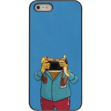 iPhone 5/5s / SE (2016) Case Hülle - Frog with camera DTMF