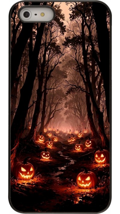 Coque iPhone 5/5s / SE (2016) - Halloween 2025 Road of Terrifying Pumpkins