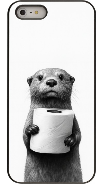 iPhone 5/5s / SE (2016) Case Hülle - Otter Toilettenpapier