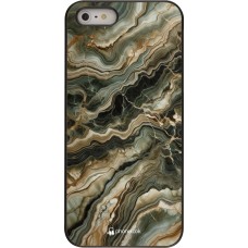 iPhone 5/5s / SE (2016) Case Hülle - Oliv Marmor