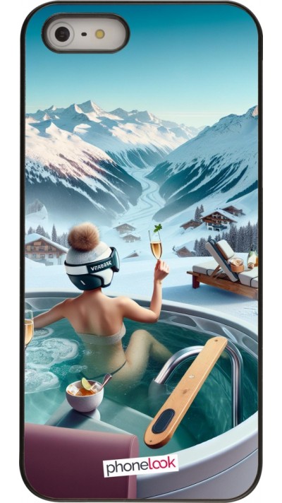 Coque iPhone 5/5s / SE (2016) - Montagne Glamour Jacuzzi