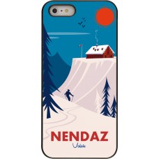 iPhone 5/5s / SE (2016) Case Hülle - Nendaz Cabane Ski
