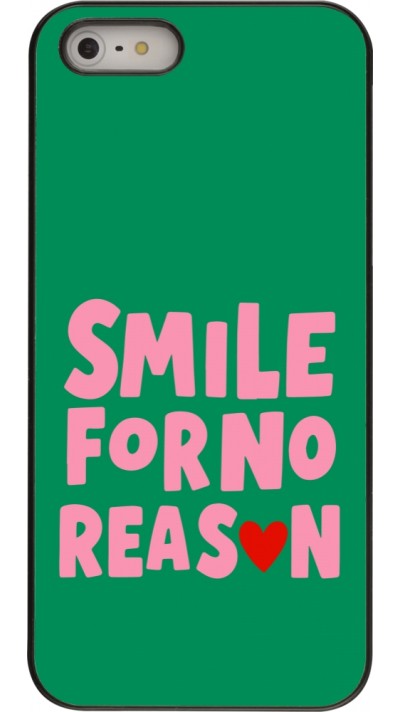 Coque iPhone 5/5s / SE (2016) - Smile for no reason 2026