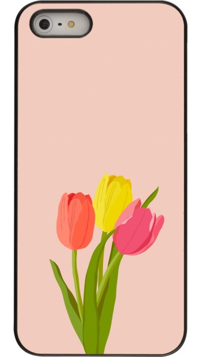 iPhone 5/5s / SE (2016) Case Hülle - Spring 23 tulip trio
