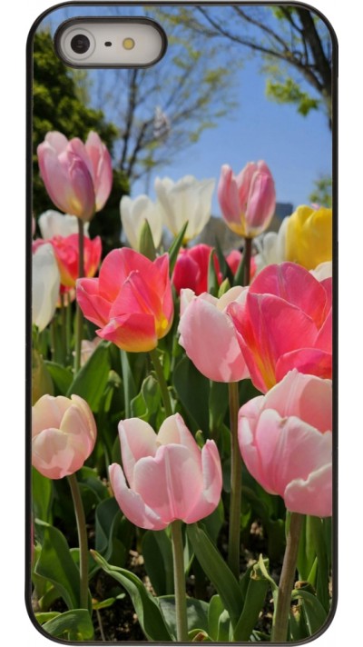 iPhone 5/5s / SE (2016) Case Hülle - Tulips Spring 2026