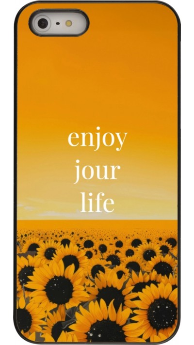 iPhone 5/5s / SE (2016) Case Hülle - Summer 2025 Enjoy your life